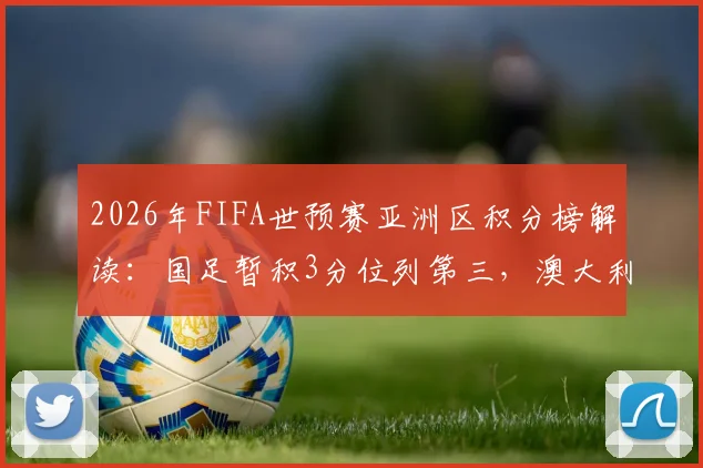 2026年FIFA世预赛亚洲区积分榜解读：国足暂积3分位列第三，澳大利亚领跑，小组出线形势深度剖析